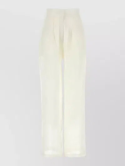Le Kasha Sohag High Waist Pleated Wide Leg Pants In Multi