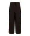 Le Kasha Womens San Polo Velvet Texture Straight-leg Mid-rise Woven Trousers Black In Black