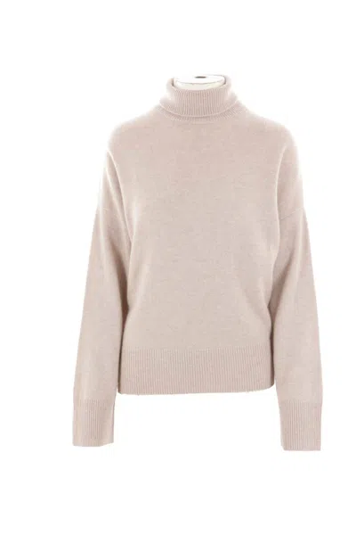 Le Kasha Turtleneck Sweater In L Beige