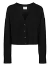 Le Kasha Sydney Buttoned Cardigan In Black