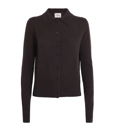 Le Kasha This Shirt Cardigan From La Kasha, Organic Cashmere In Purple