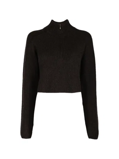 Le Kasha Tiboli Ribbed-knit Sweater In Brown