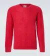 Le Kasha Toucques Cashmere Sweater In Red