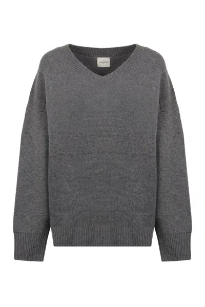 Le Kasha Toyota Knitted Jumper In Grey