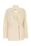 Le Kasha Cardigan Lucern In Cashmere Bianco Donna