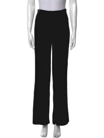 Pre-owned Le Kasha Wide Leg Pants In Black