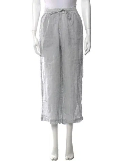 Pre-owned Le Kasha Wide Leg Pants In Grey