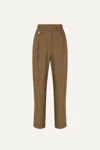 LE KASHA WOMEN'S JAOUF LINEN PANT IN TABACCO