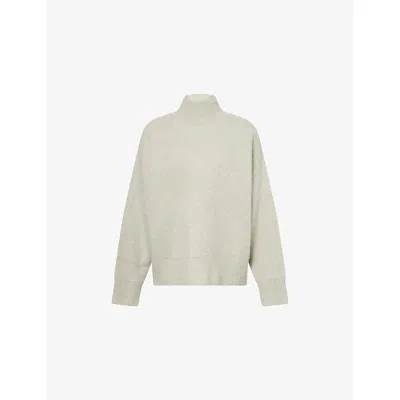 Le Kasha Womens Sauge Nantes High-neck Cashmere Jumper In Neutral