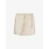 Le Kasha Silk Stripe Wensu Shorts