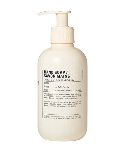 Le Labo Basil Hand Soap 8.5 Oz. In White