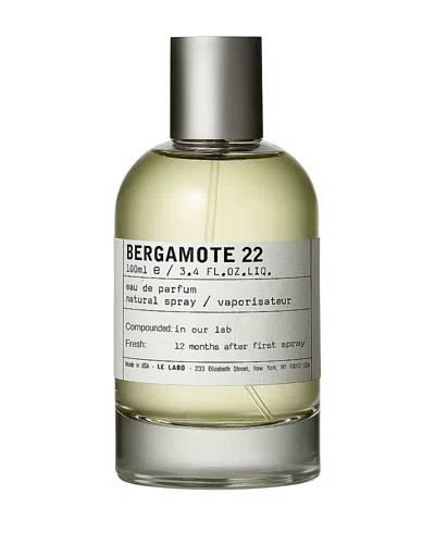 Le Labo Bergamote 22 Eau De Parfum 3.4 Oz. In White