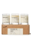 Le Labo Candle 3-piece Discovery Set In No Color