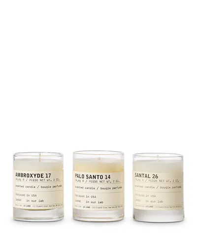 Le Labo Candle Discovery Gift Set In Neutral