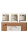 Le Labo Candle Trio Set In Transparent