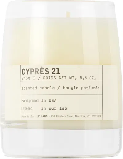 Le Labo Cyprès 21 Classic Candle In White