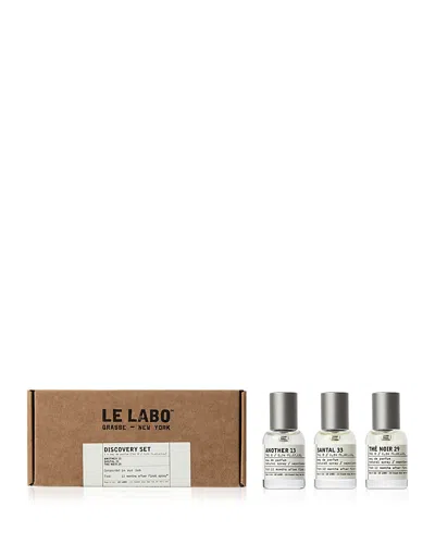 Le Labo Eau De Parfum Discovery Gift Set In Transparent