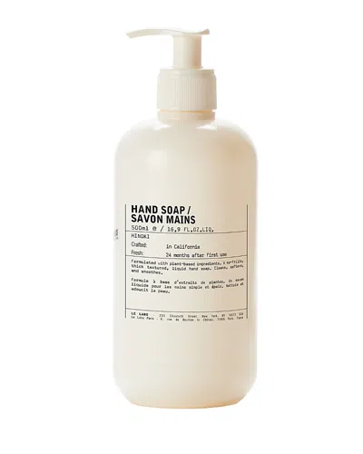 Le Labo Hinoki Hand Soap 16.9 Oz. In White