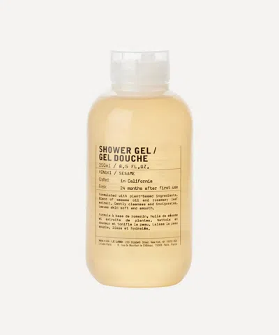 Le Labo Hinoki Shower Gel 250ml In White