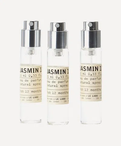 Le Labo Jasmin 17 Eau De Parfum Travel Tube Refills 3 X 10ml In White