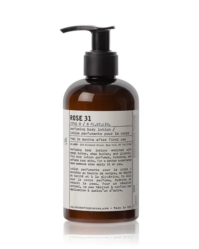 Le Labo Rose 31 Perfuming Body Lotion In Transparent