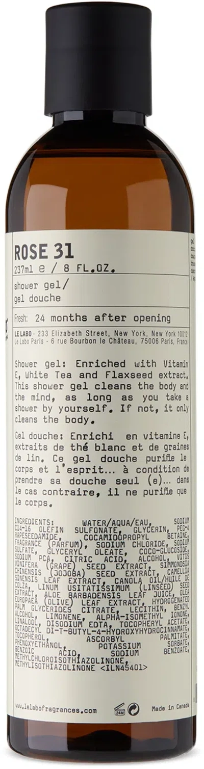 Le Labo Rose 31 Shower Gel, 8 oz In Na