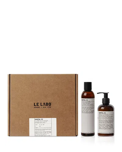 Le Labo Santal 33 Body Care Gift Set In Transparent