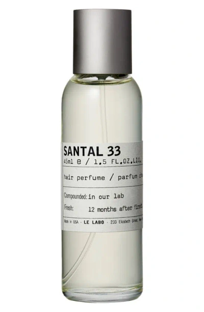 Le Labo Santal 33 Hair Perfume In White