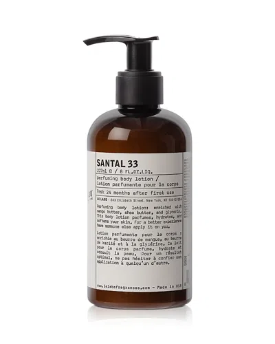 Le Labo Santal 33 Perfuming Body Lotion In Transparent
