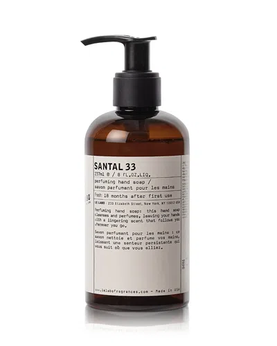 Le Labo Santal 33 Perfuming Hand Soap 8 Oz. In Transparent