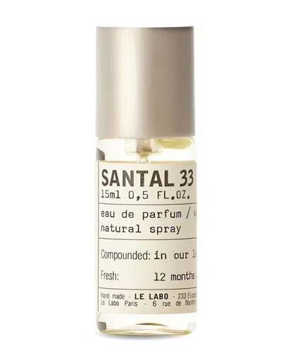 Le Labo Unisex 0.5oz Santal 33 Edp In White