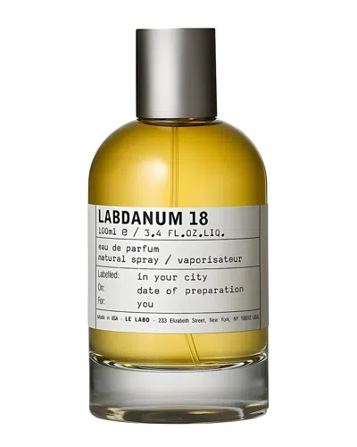 Le Labo Unisex 3.4oz Labdanum 18 Edp In Transparent