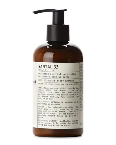 Le Labo Unisex 8oz Santal 33 Body Lotion