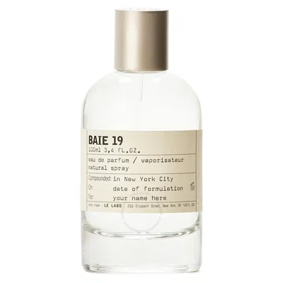 Le Labo Unisex Baie 19 Edp Spray 3.4 oz Fragrances 811901020833 In White