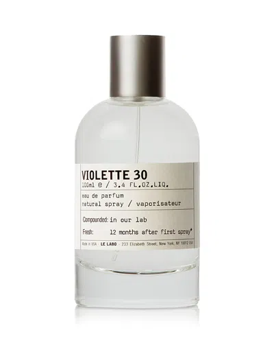 Le Labo Violette 30 Eau De Parfum 3.4 Oz. In Transparent