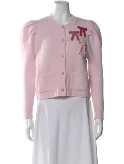 Pre-owned Le Lion Cashmere Crew Neck Sweater In Pink