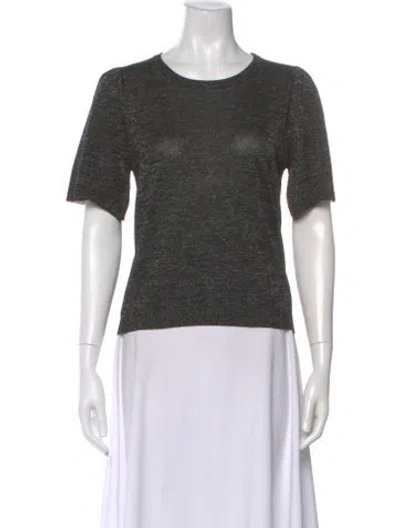 Pre-owned Le Lion Crew Neck Short Sleeve T-shirt In Gray
