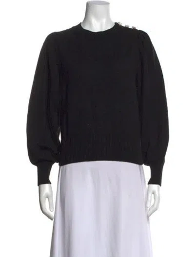 Pre-owned Le Lion Crew Neck Sweater In Black