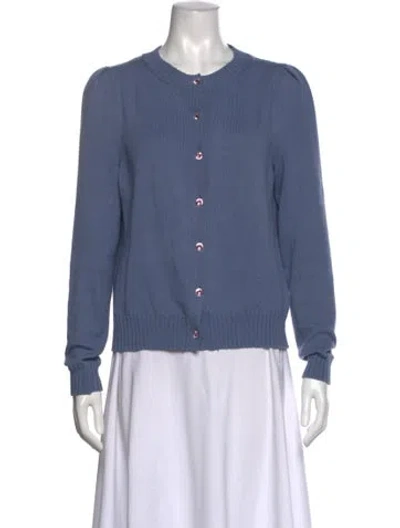 Pre-owned Le Lion Crew Neck Sweater In Blue