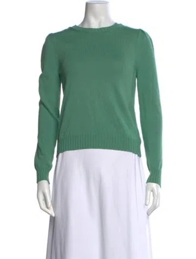 Pre-owned Le Lion Crew Neck Sweater In Green