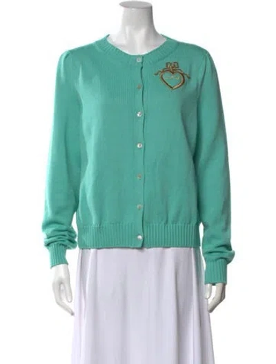 Pre-owned Le Lion Crew Neck Sweater In Green