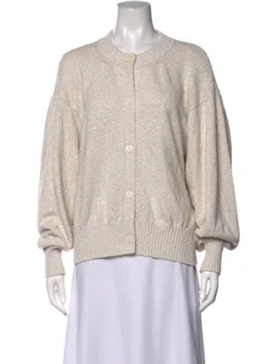 Pre-owned Le Lion Crew Neck Sweater In Metallic/neutrals