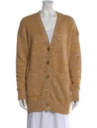 Pre-owned Le Lion Open Front Sweater In Multi