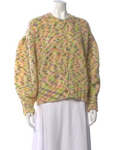 Pre-owned Le Lion Virgin Wool Patterned Sweater In Multicolor