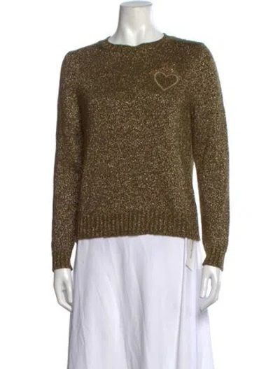 Pre-owned Le Lion Wool Crew Neck Sweater In Multicolor