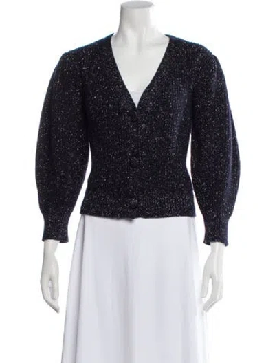 Pre-owned Le Lion Wool V-neck Sweater