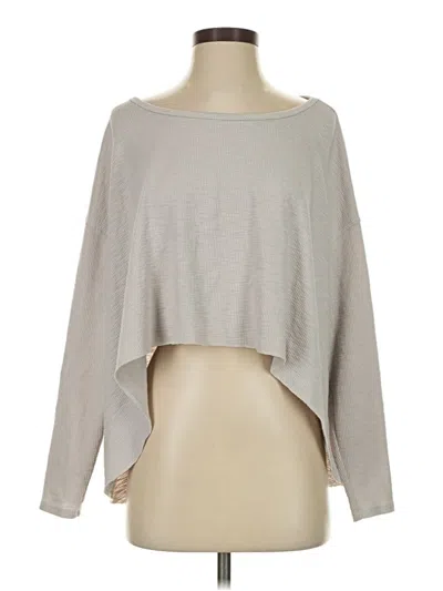 Pre-owned Le Lis 3/4 Sleeve T-shirt In Gray