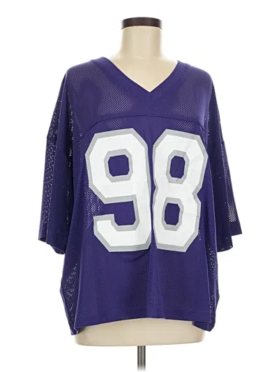 Pre-owned Le Lis 3/4 Sleeve T-shirt In Purple