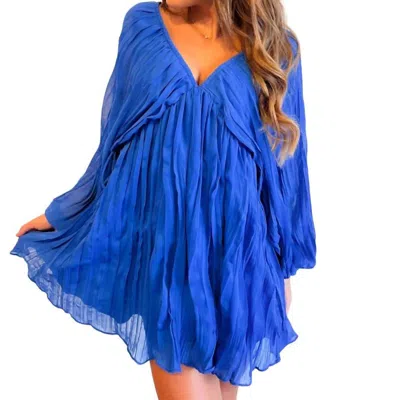 Le Lis American Sweetheart Dress In Blue