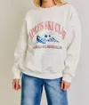 Le Lis Apres Ski Club Sweatshirt In White